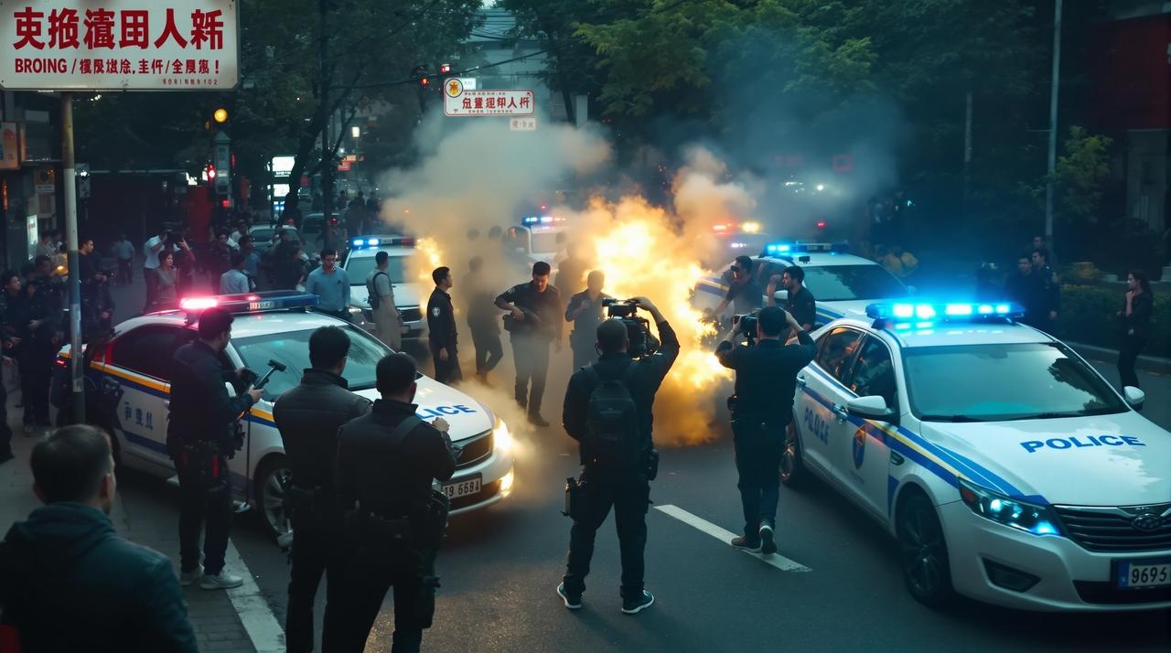 黑脸不打烊 - 某剧组在拍摄地发生冲突，警方介入调查